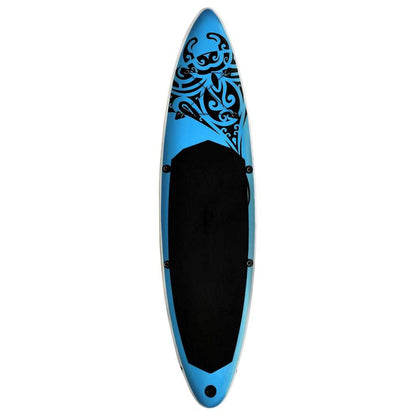 Inflatable Stand Up Paddleboard Set 126"x29.9"x5.9" Blue - Renee Lane Company