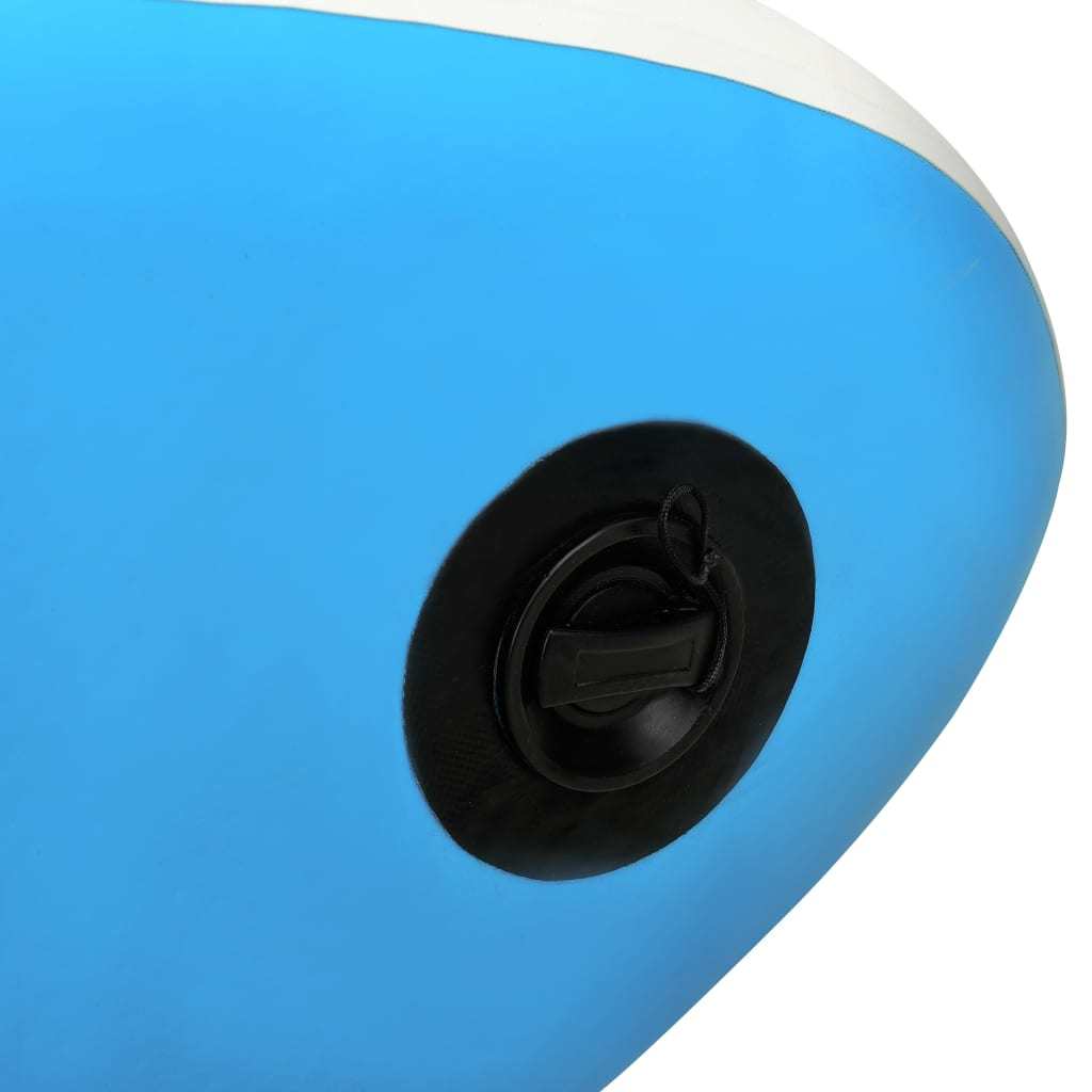 Inflatable Stand Up Paddleboard Set 126"x29.9"x5.9" Blue - Renee Lane Company