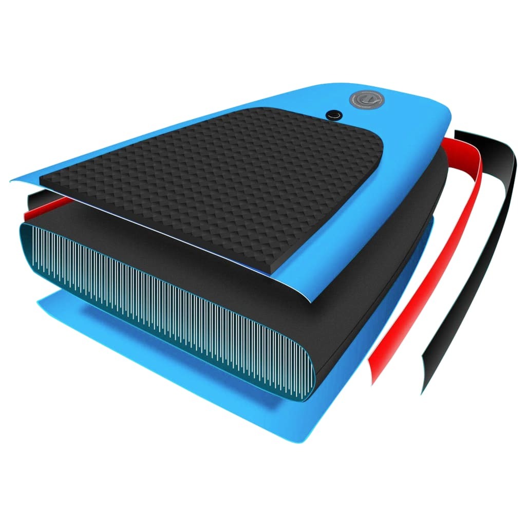 Inflatable Stand Up Paddleboard Set 126"x29.9"x5.9" Blue - Renee Lane Company