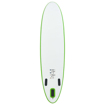 Inflatable Stand Up Paddleboard Set Green and White - Renee Lane Company