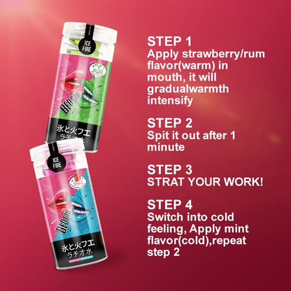 Intimate Delight Oral fluid - Fruits Flavored Sex Pleasure Gel, Hypoallergenic, Fruity Flavors for Couples, Oral Pleasure Enhancer for Adults, Gentle on Skin - Renee Lane Company