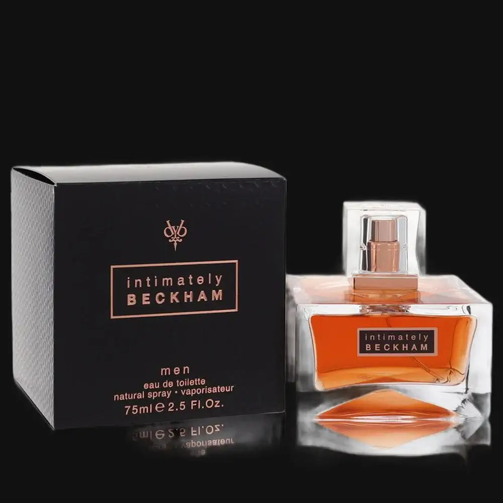 Intimately Beckham men's cologne with box and clear glass bottle