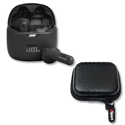 JBL Tune Flex Noise Cancelling True Wireless Earbud Bundle with gSport Case (Black) - Renee Lane Company