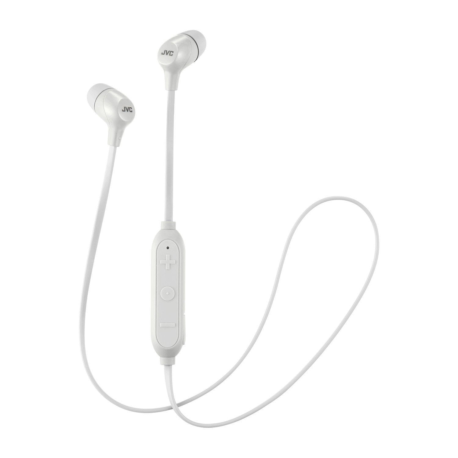 JVC Wireless Memory Foam Earbud Marshmallow White (HAFX29BTW) - Renee Lane Company