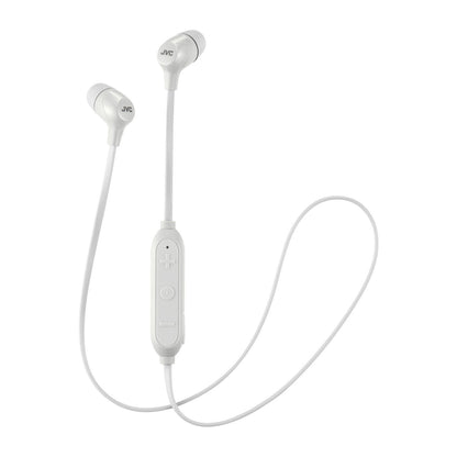 JVC Wireless Memory Foam Earbud Marshmallow White (HAFX29BTW) - Renee Lane Company