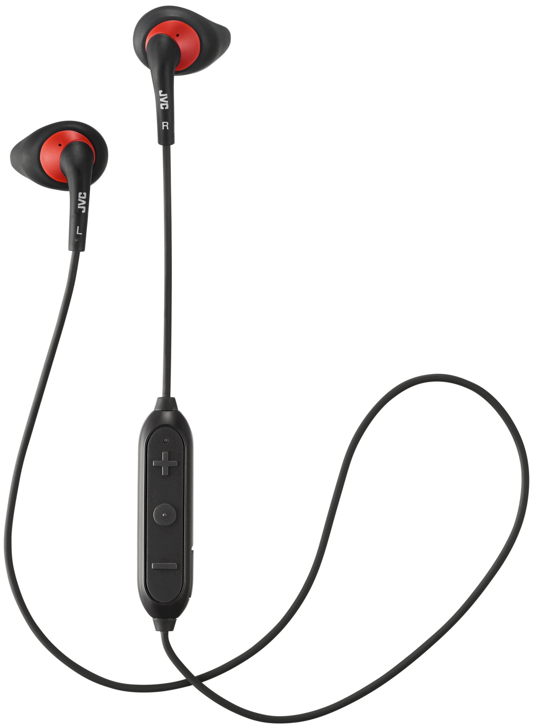 JVC Wireless Sweatproof Gumy Sport Bluetooth Wireless Earbud Nozzle Black (HAEN10BTB) One Size - Renee Lane Company