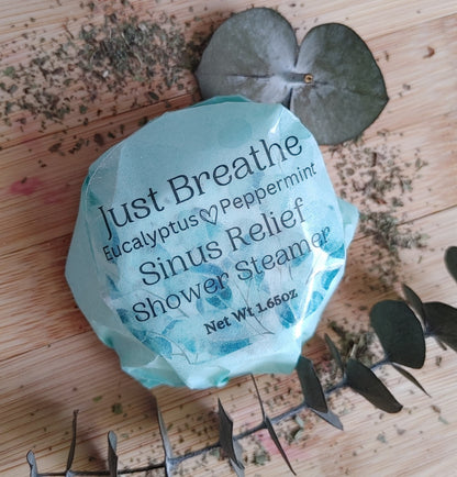 Just Breathe | Eucalyptus Peppermint |Shower Steamers - Renee Lane Company