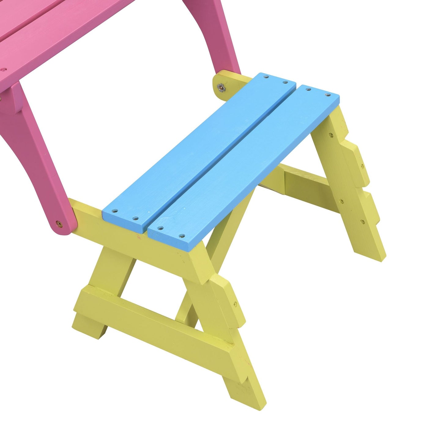 KID'S MULTI-FUNCTIONAL ARM CHAIR,TABLE+ 2 BENCHES (All-in-one) - Renee Lane Company