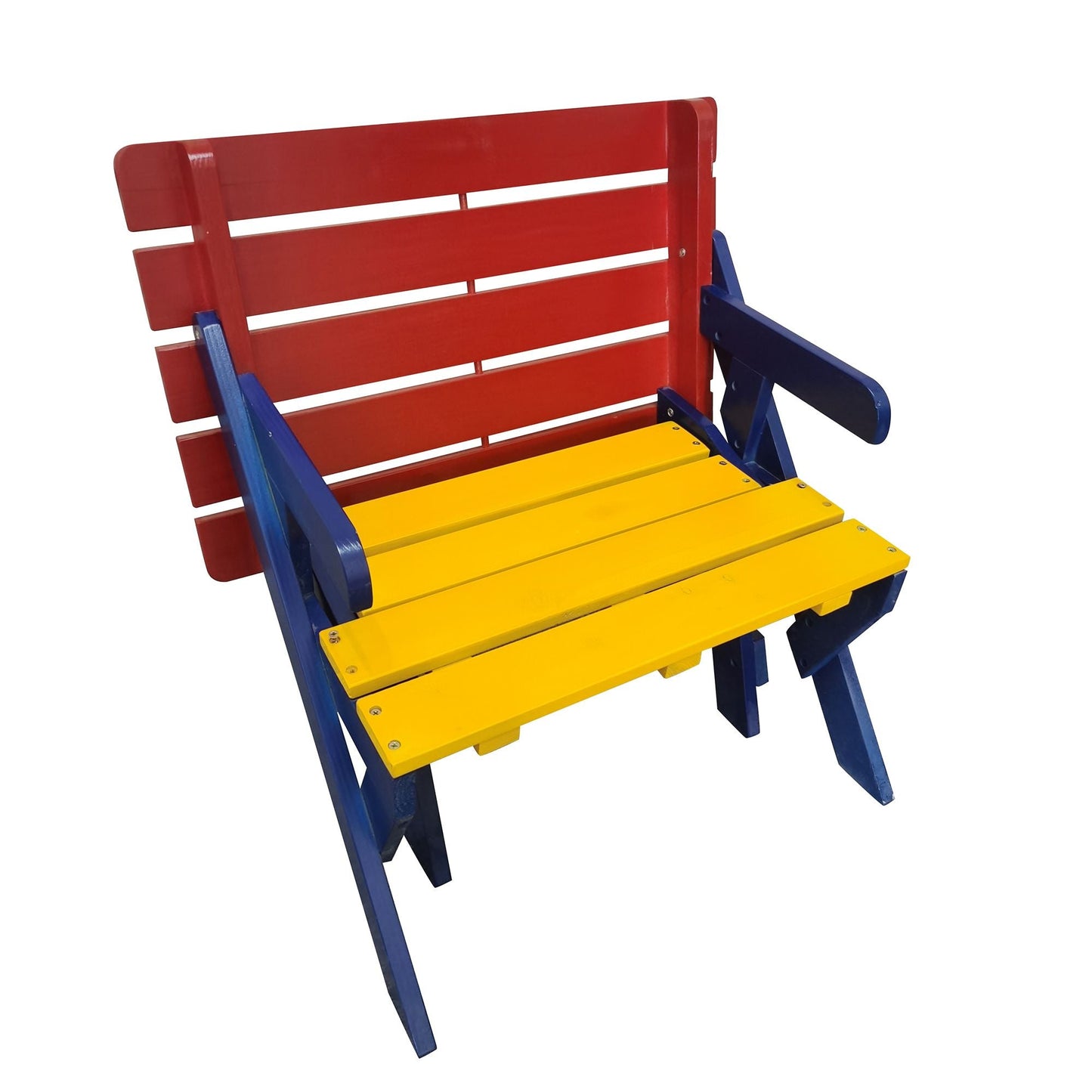 KID'S MULTI-FUNCTIONAL ARM CHAIR;  TABLE+ 2 BENCHES; All-in-one - Renee Lane Company