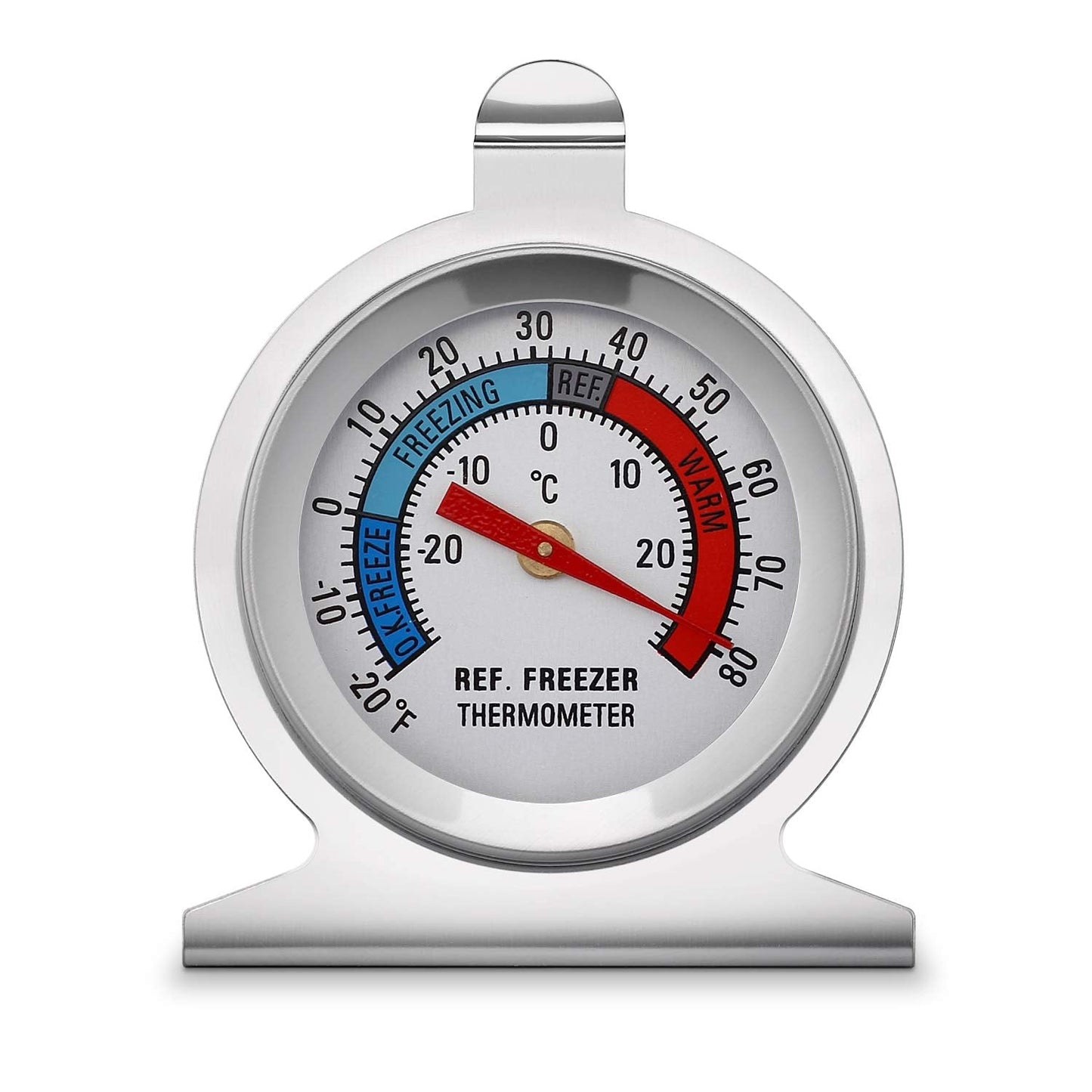 KT THERMO Dial Refrigerator Thermometer with Instant Read2-Inch Stainless Steel Freezer Thermometer - Renee Lane Company