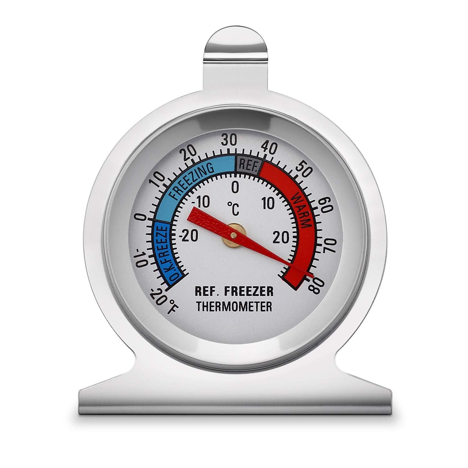 KT THERMO Dial Refrigerator Thermometer with Instant Read2-Inch Stainless Steel Freezer Thermometer - Renee Lane Company