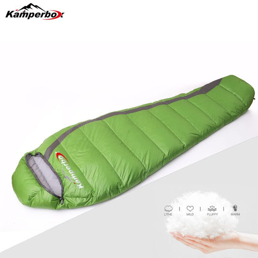 Kamperbox Winter Down Sleeping Bag Camping Equipment Lightweight Sleeping Bag - Renee Lane Company