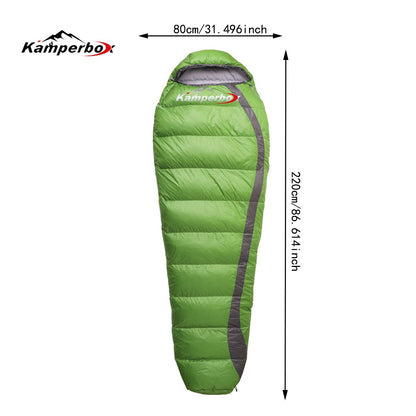 Kamperbox Winter Down Sleeping Bag Camping Equipment Lightweight Sleeping Bag - Renee Lane Company