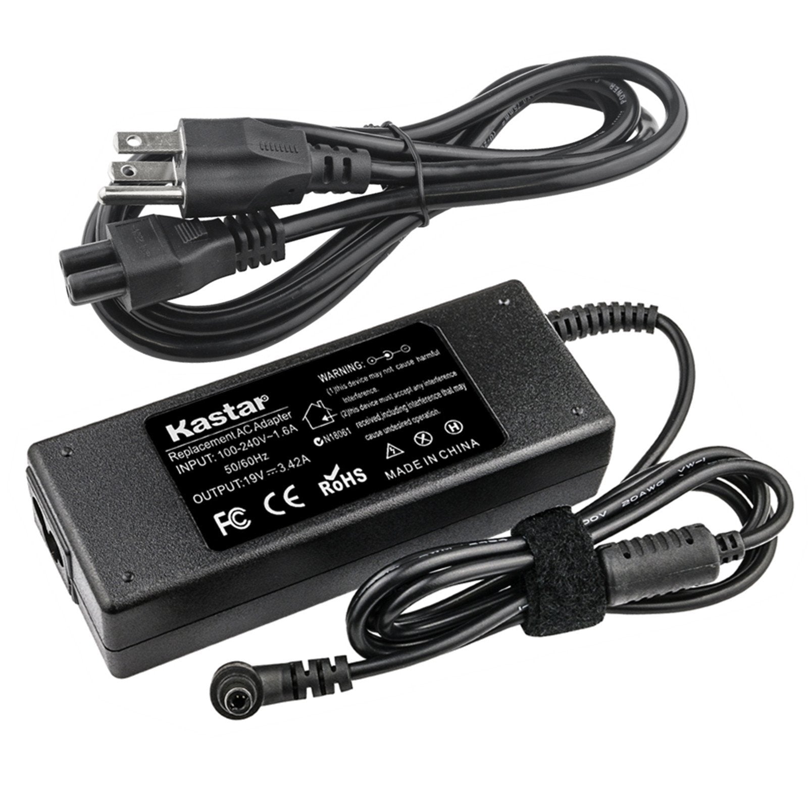 Kastar Power Supply for Gateway KAL90 LL1 MC78 MD78 NE51B19U NE52203U NE56R NE56R28U NE56R43U NE71B NV47H NV50A NV52L NV52L06U NV55S NV57H57U NV57H58U NV57H73U NV57H77U NV75S26U NV77H NV7915U P5WS6 - Renee Lane Company