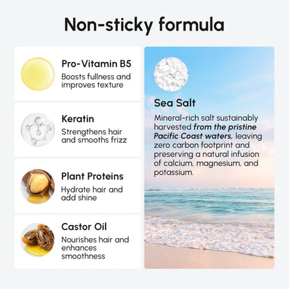 Keratin & Sea Salt Hair Texturizer - Renee Lane Company