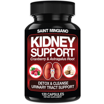 Kidney Support Cleanse Detox & Repair -120 Capsules - Cranberry & Astragalus Root Pills - Renee Lane Company