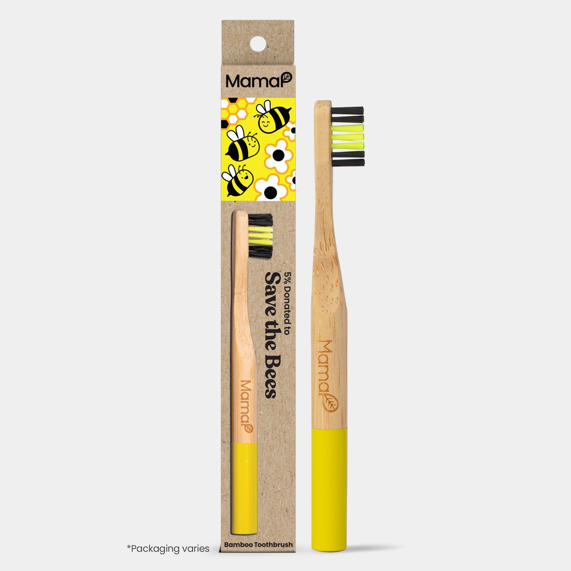 Kids Bamboo Toothbrush Save The Bees - Renee Lane Company