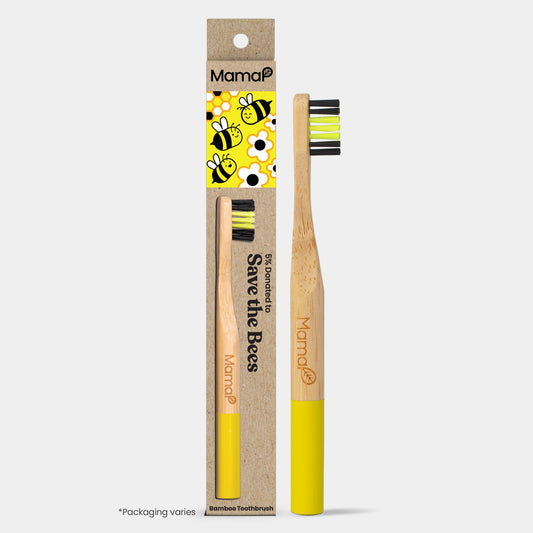 Kids Bamboo Toothbrush Save The Bees - Renee Lane Company