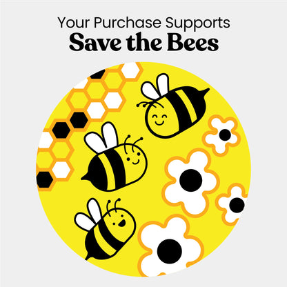 Kids Bamboo Toothbrush Save The Bees - Renee Lane Company