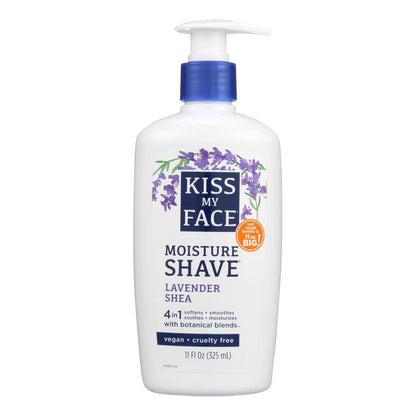 Kiss My Face Moisture Shave Lavender Shea - 11 Fl Oz - Renee Lane Company