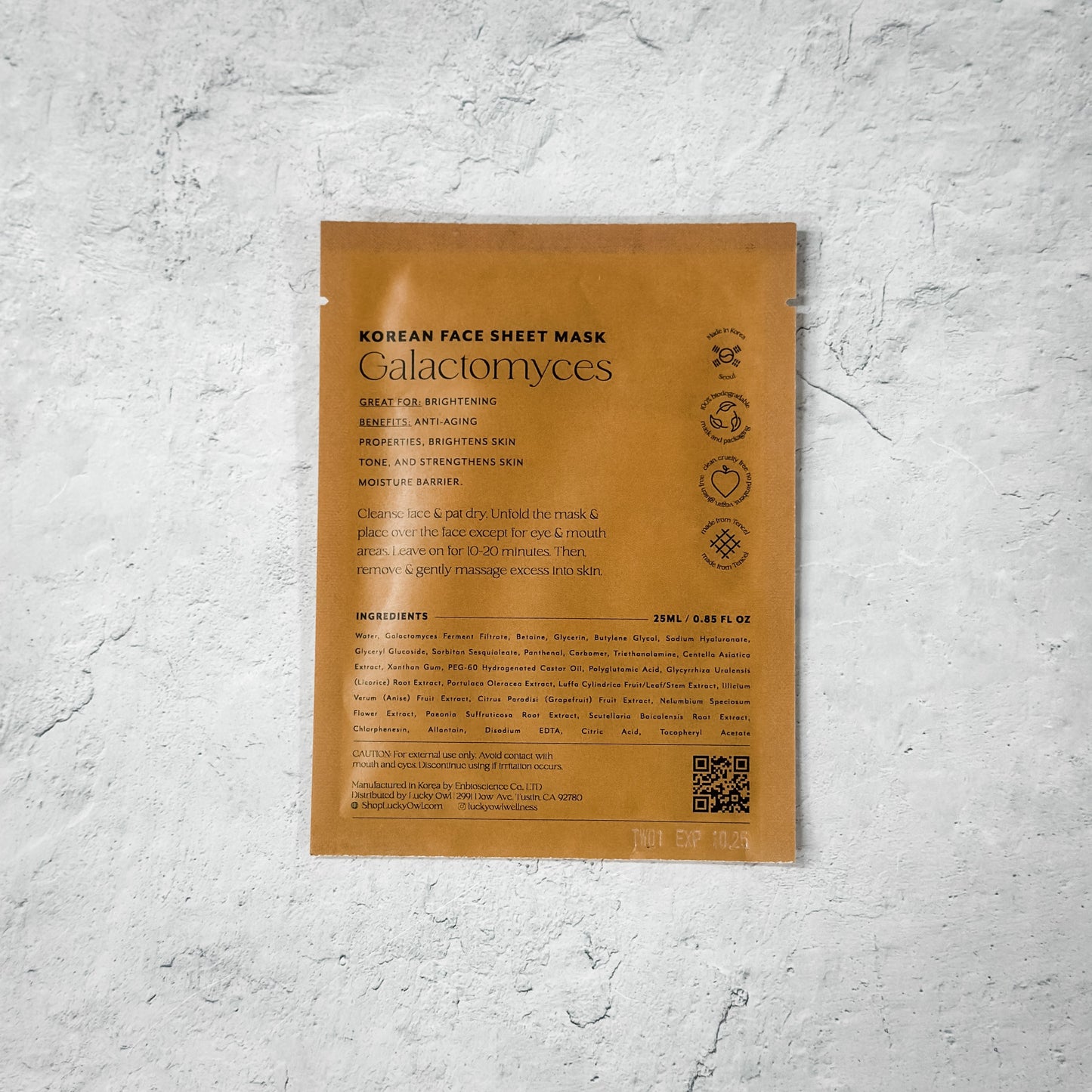 Korean Sheet Mask - You've Got This | Lucky Owl - Renee Lane Company