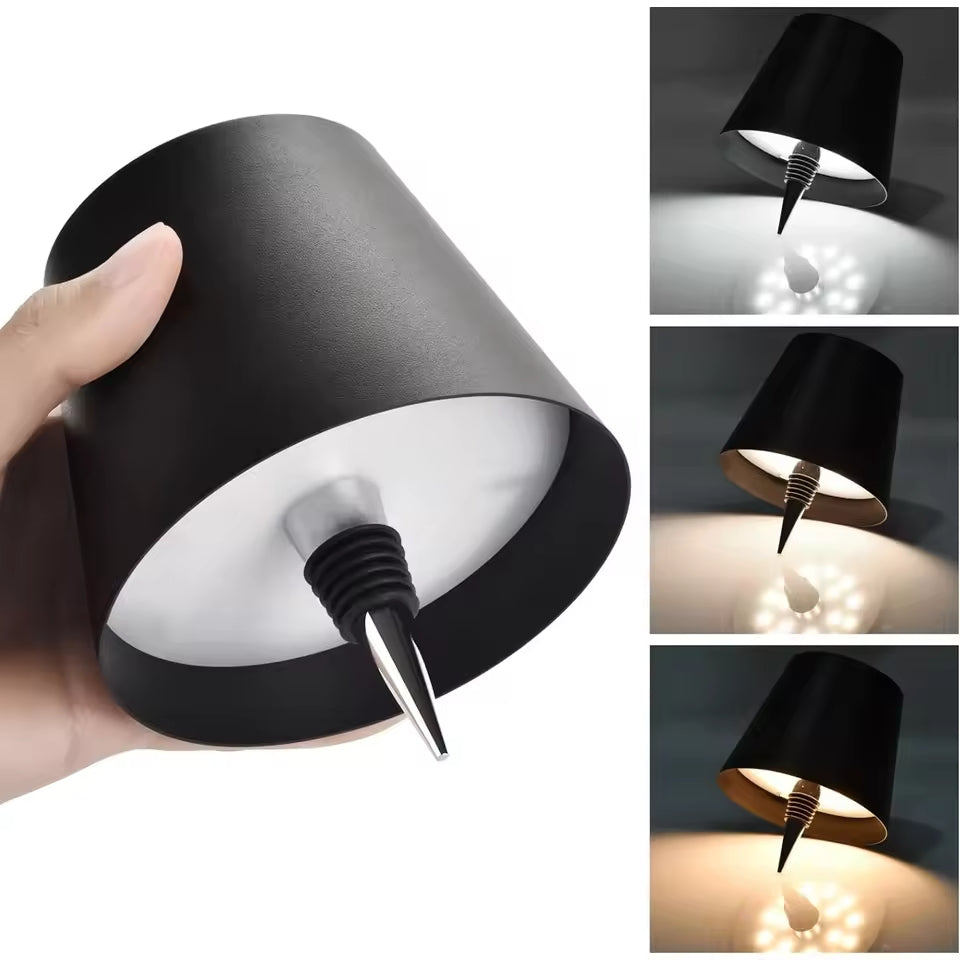LED Bottle Table Lamp - Renee Lane Company