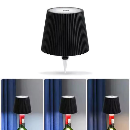 LED Bottle Table Lamp - Renee Lane Company