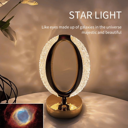 LED Desk Lamp Atmosphere Lamp Touching Control Bedside Lamp Night Light Suitable For Home Office Dimmable Desk Lamp With USB Charging Port Acrylic Crystal Modern Luxury Rechargeable Table Lamp - Renee Lane Company