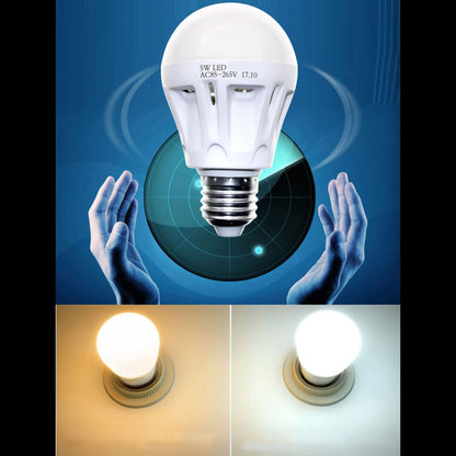 LED LIGHT BULB W/ RADAR MOTION SENSOR 180 Deg 5w/50 Watts - Renee Lane Company