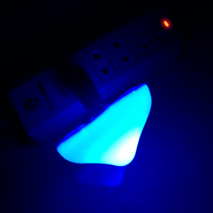 LED Night Lamp Mushroom Wall Socket Lamp White Light Control Sensor Bathroom Bedroom Furniture Decoration Wall Lamp - Renee Lane Company