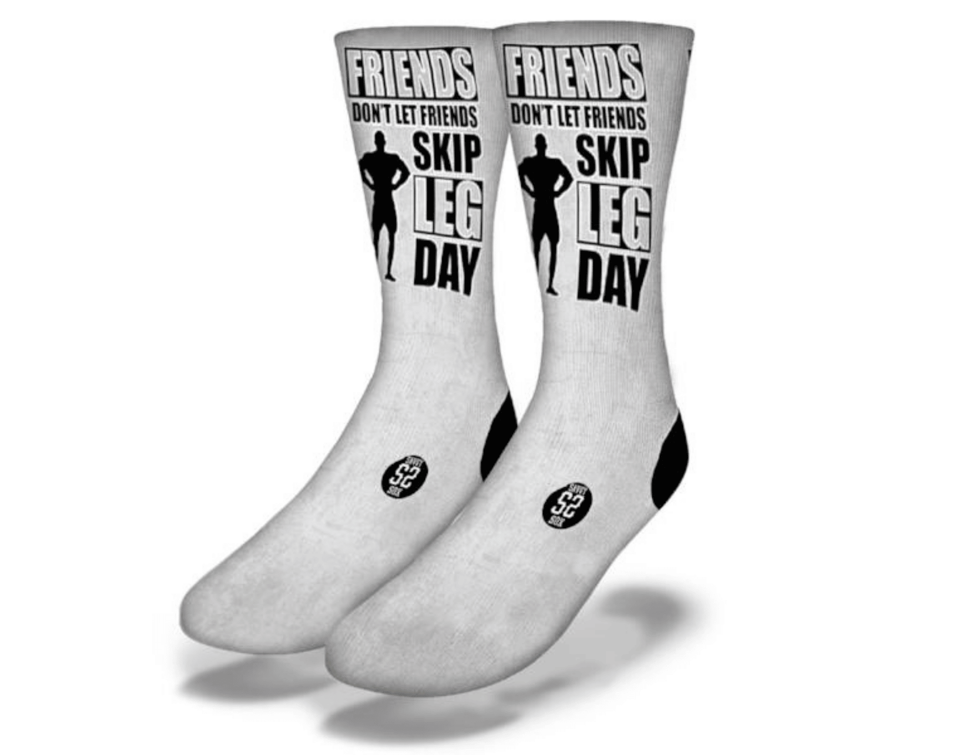 LEGS DAY Fun Gym Socks - Renee Lane Company