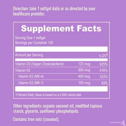 LIPOSOMAL Vegan Vitamin D3 K2 - Renee Lane Company