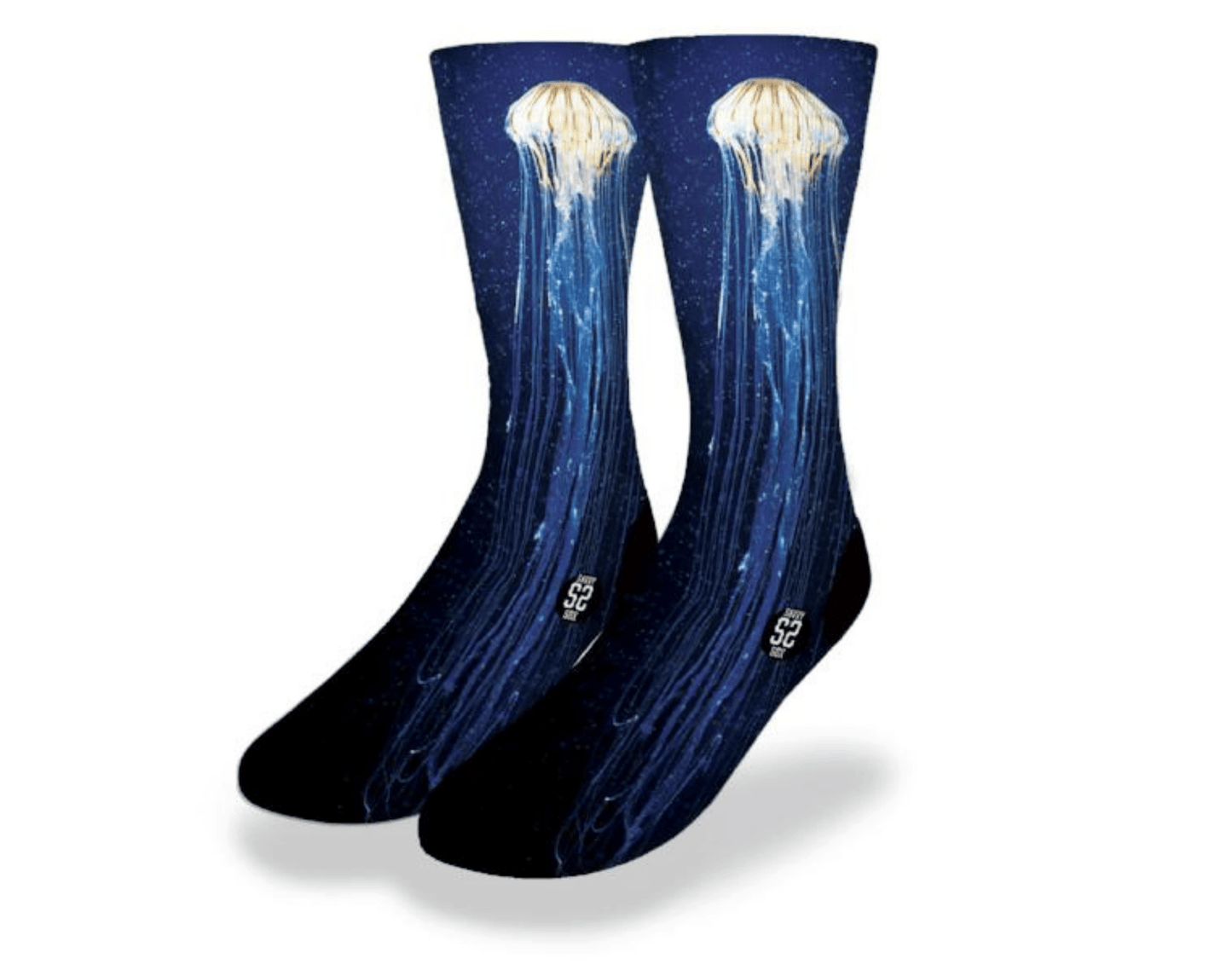 LONG TAIL JELLYFISH Fun Sea Life Socks - Renee Lane Company