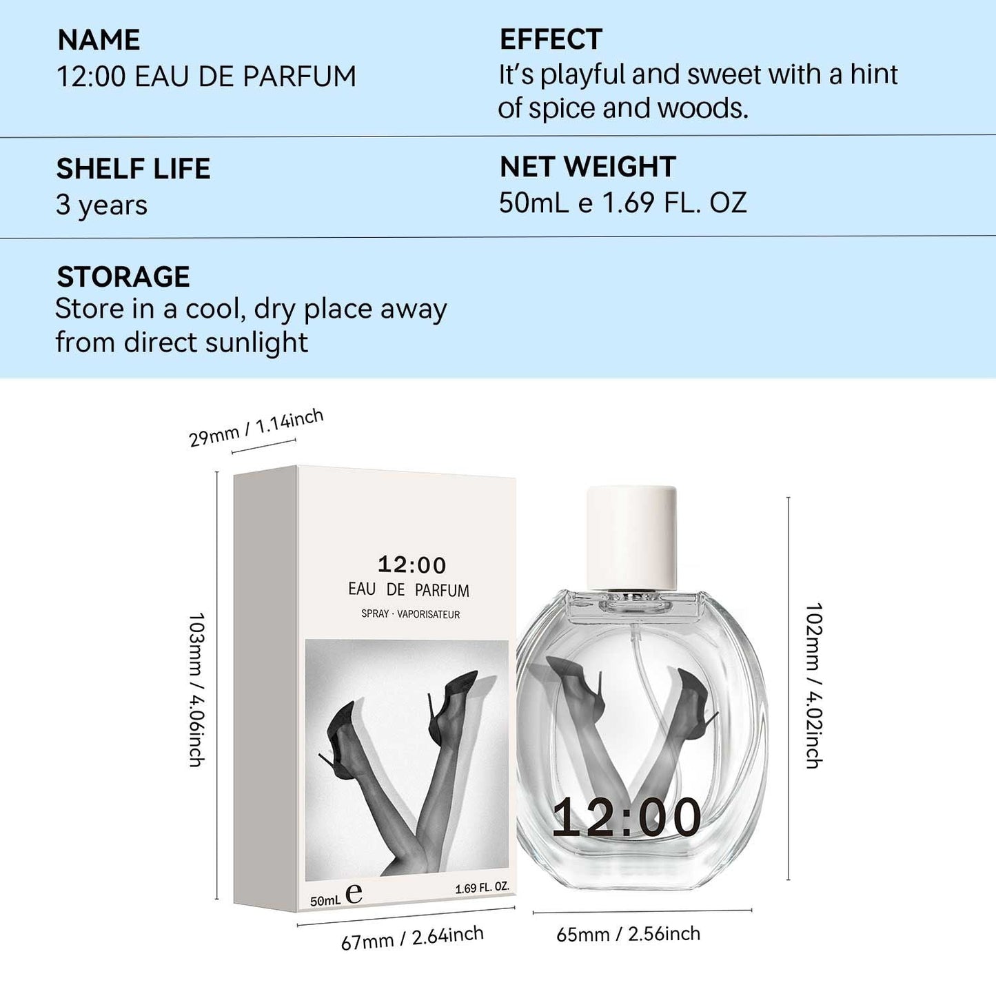 Lady Perfume - Naturally Fresh Lasting Fragrance for Daily Wearing Refreshing and Long-lasting - Renee Lane Company