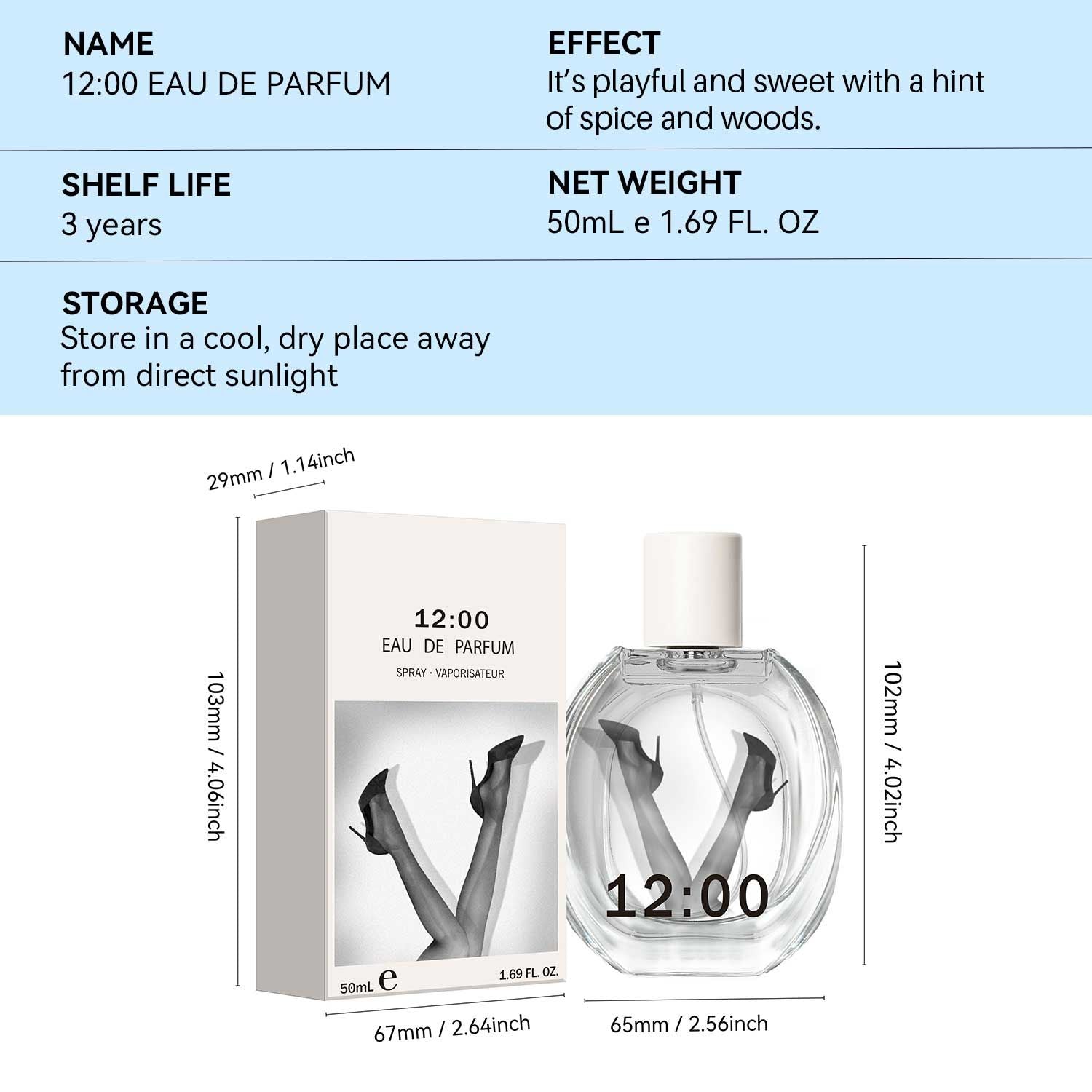 Lady Perfume - Naturally Fresh Lasting Fragrance for Daily Wearing Refreshing and Long-lasting - Renee Lane Company