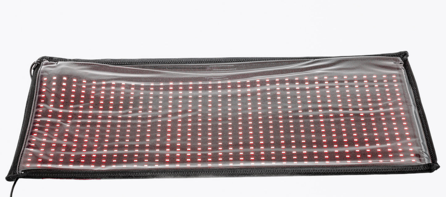 Large Red Light Therapy Pad – 27" x 11" with 1,998 LEDs for Pain Relief & Recovery - Renee Lane Company