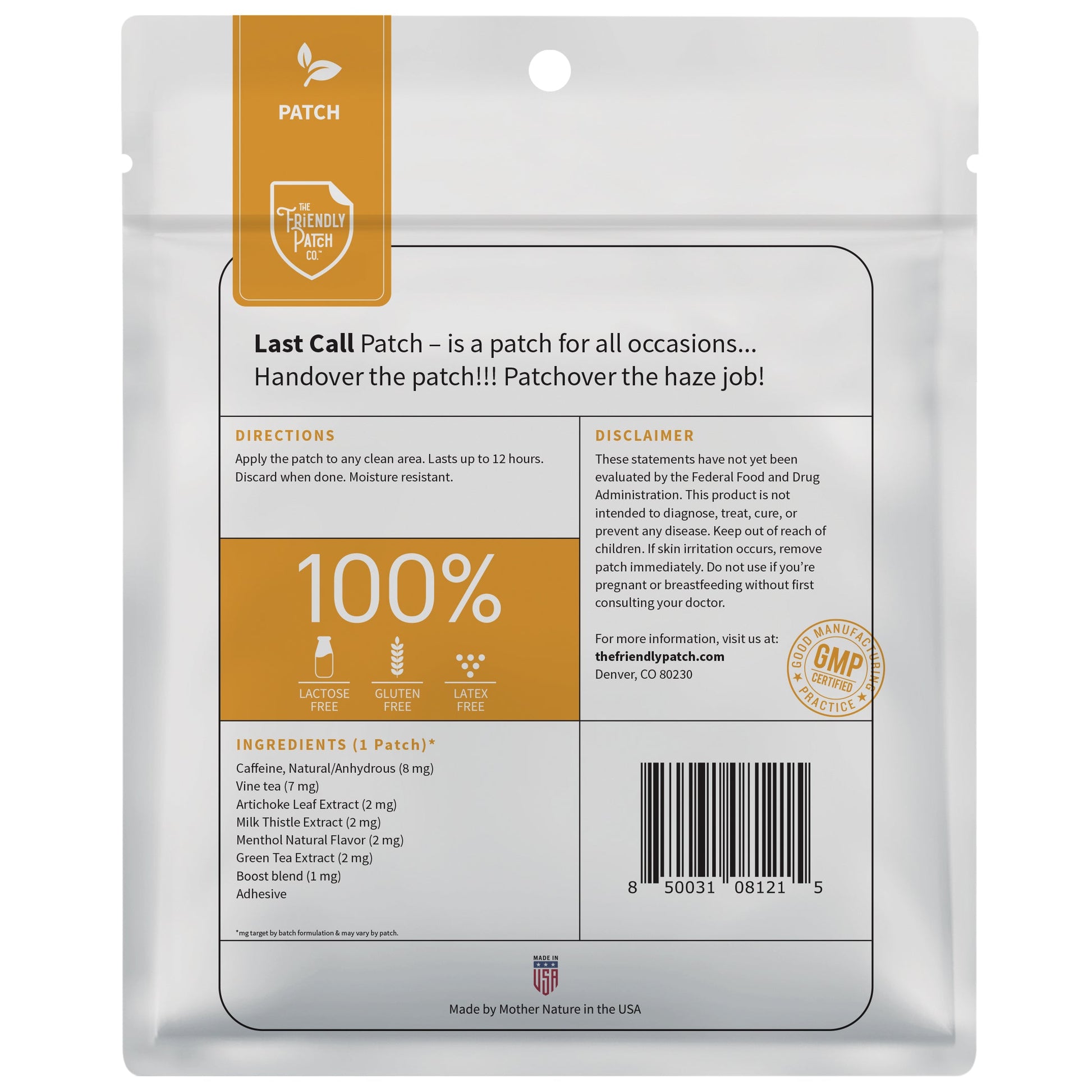 Last Call: High-Potency DHM & Milk Thistle Recovery Patches 28-Day - 28 Pack - Renee Lane Company