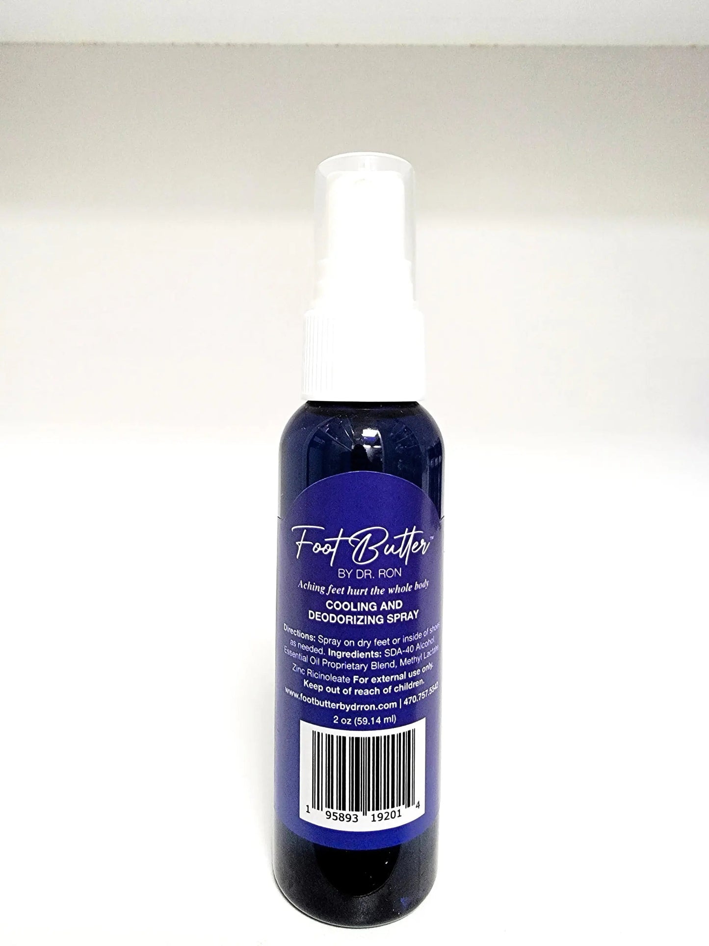 Lavender Cooling & Deodorizing Foot Spray – 2 oz Freshness & Odor Control - Renee Lane Company