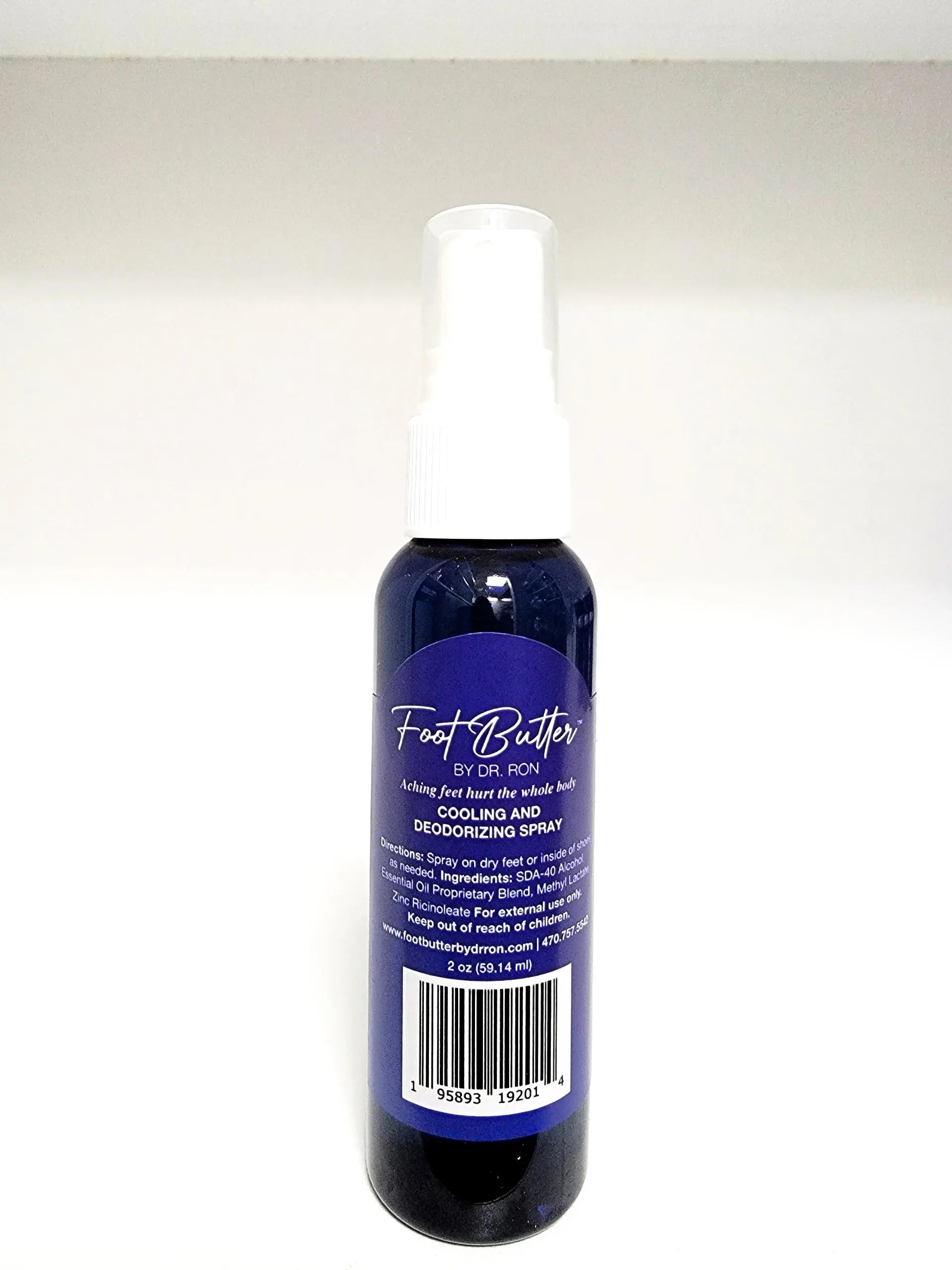 Lavender Cooling & Deodorizing Foot Spray – 2 oz Freshness & Odor Control - Renee Lane Company