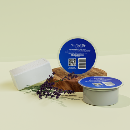 Lavender Glycerin Bath & Body Soap – Hydrating, Gentle, Moisturizing Cleanser - Renee Lane Company