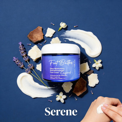 Lavender & Jasmine Foot Butter – Deep Moisturizing Foot Cream for Dry, Tired Feet - Renee Lane Company