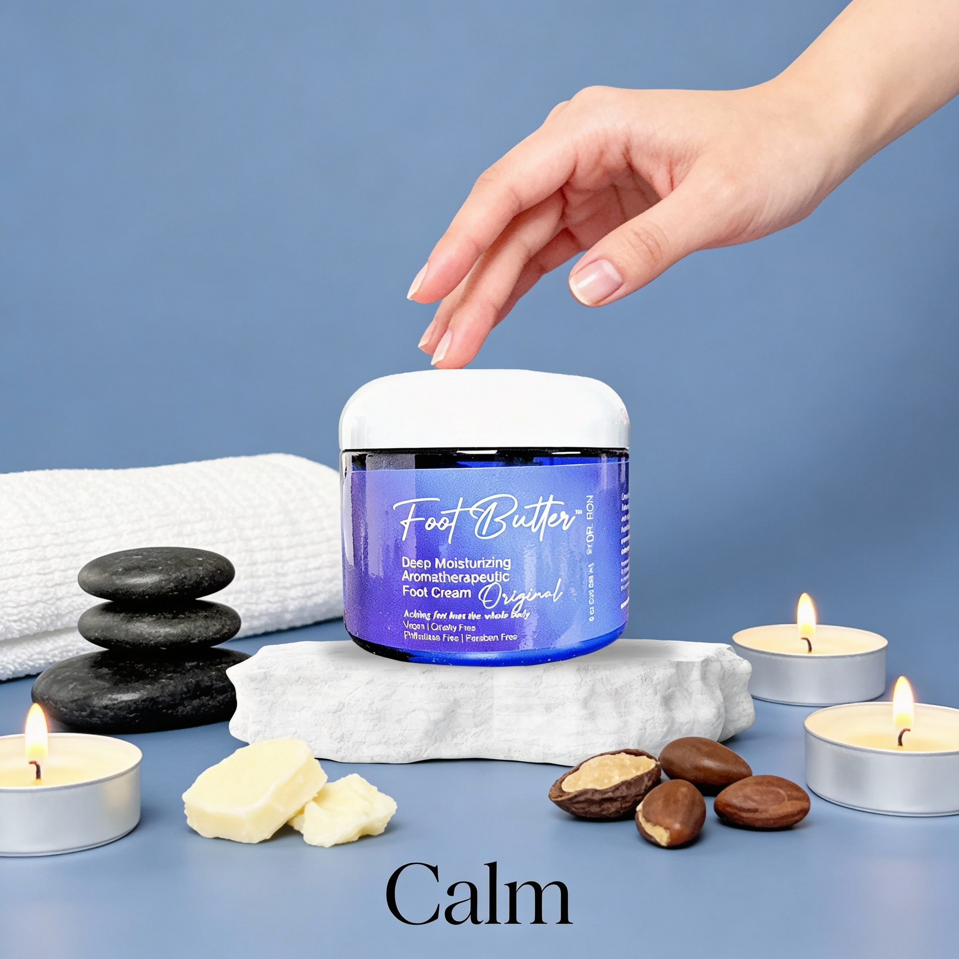 Lavender & Jasmine Foot Butter – Deep Moisturizing Foot Cream for Dry, Tired Feet - Renee Lane Company