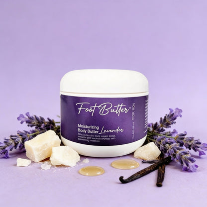 Lavender Moisturizing Body Butter – Deep Hydration for Dry Skin & Tired Feet - Renee Lane Company