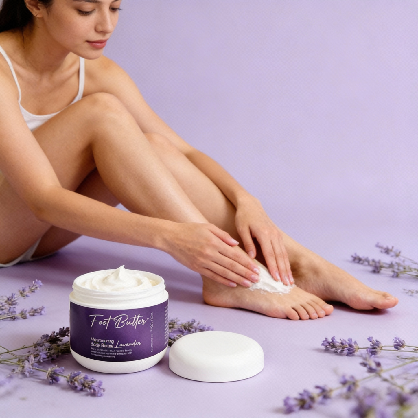 Lavender Moisturizing Body Butter – Deep Hydration for Dry Skin & Tired Feet - Renee Lane Company