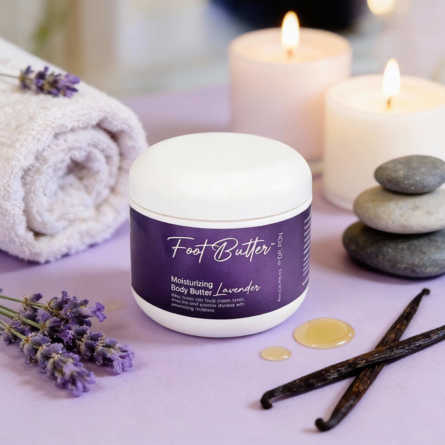 Lavender Moisturizing Body Butter – Deep Hydration for Dry Skin & Tired Feet - Renee Lane Company