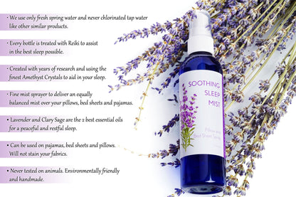 Lavender Pillow Spray for Sleep. Pillow Mist Lavender Spray for Sleep. Multiple Scent Options. 8 Ounce. - Renee Lane Company