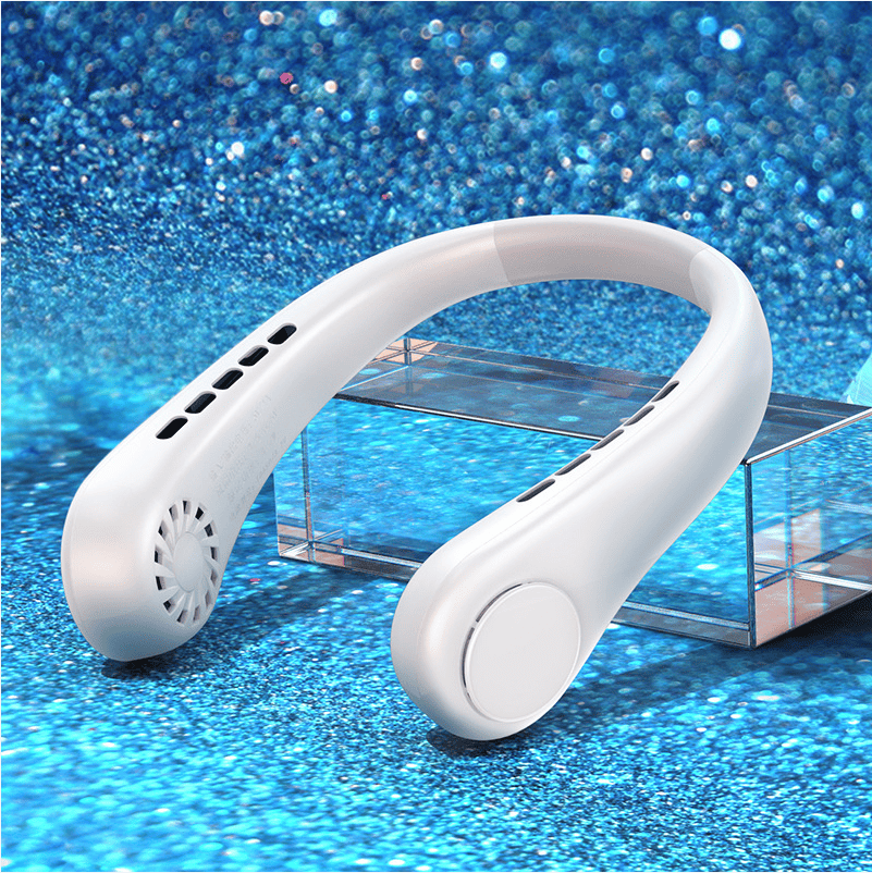 Lazy Portable Hanging Neck Fan Usb Rechargeable Electric Fan - Renee Lane Company