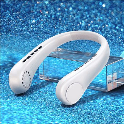 Lazy Portable Hanging Neck Fan Usb Rechargeable Electric Fan - Renee Lane Company