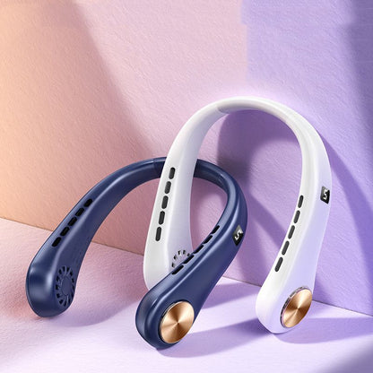 Lazy Portable Hanging Neck Fan Usb Rechargeable Electric Fan - Renee Lane Company