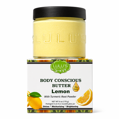 Lemon Turmeric Whipped Body Butter – Uneven Looking Skin - Renee Lane Company